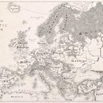 Cartina europea con lo stile de Il Signore degli Anelli