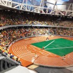 Lo stadio olimpico di Londra 2012 rifatto con i LEGO