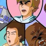 Star Wars rifatto in stile anime anni ’80