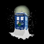 Il TARDIS tra la neve