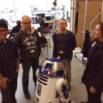 J.J. Abrams in compagnia di R2-D2